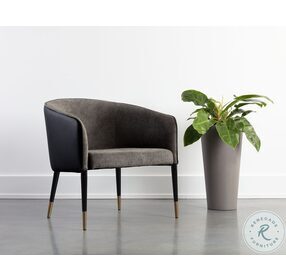 Asher Sparrow Gray Lounge Chair