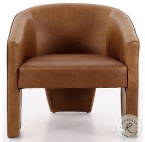 Fae Heirloom Sienna Leather Chair
