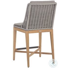 Sorrento Palazzo Taupe Outdoor Counter Height Stool