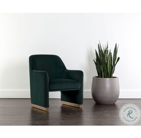 Jaime Meg Dark Emerald Lounge Chair