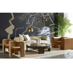 Isidore Meg Gold Lounge Chair