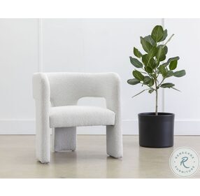 Isidore Copenhagen White Lounge Chair