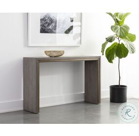 Hilbert Gray Console Table