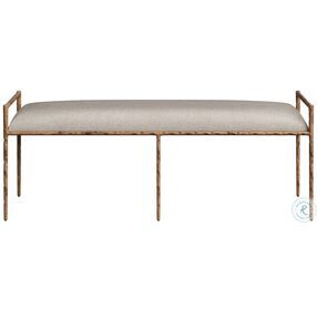 Esai Zenith Taupe Gray Bench