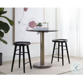 Dominic Black Counter Height Stool