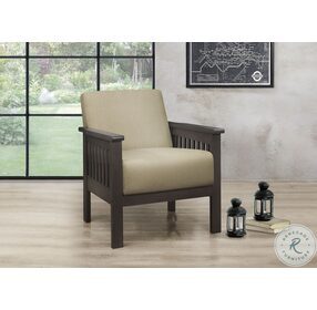 Lewiston Light Brown Accent Chair