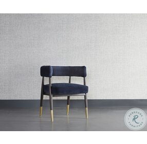 Callem Danny Navy Dining Arm Chair