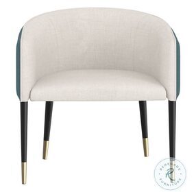 Asher Mina Ivory Lounge Chair
