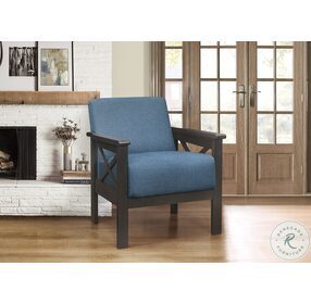 Herriman Blue Accent Chair