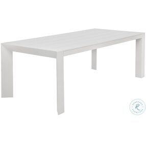 Merano White Outdoor Dining Table