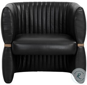 Tryor Vintage Black Night Lounge Chair