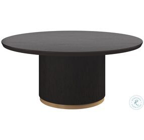 Kalla Charcoal And Natural Round Dining Table