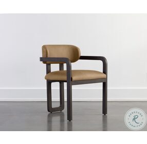 Madrone Ludlow Sesame Dining Arm Chair