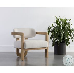 Madrone Heather Ivory Lounge Chair
