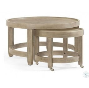Bellamy Grey Round Occasional Table Set