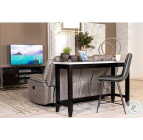 Toby Rustic Espresso Counter Height Dining Table