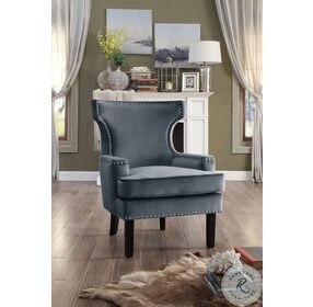 Lapis Gray Accent Chair