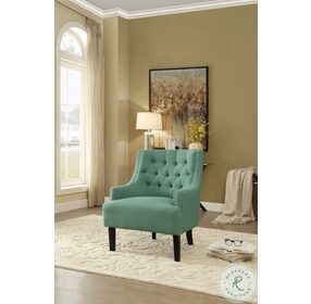 Charisma Teal Accent Chair