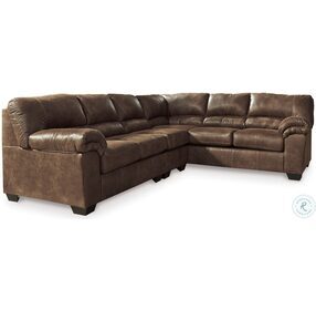 Bladen Coffee 3 Piece Sectional with LAF Loveseat
