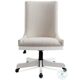 Osborne Winter White Adjustable Desk Chair