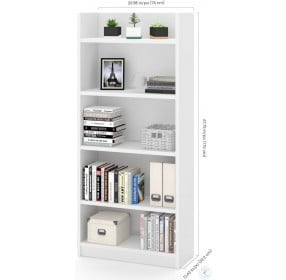 Pro Linea White Bookcase