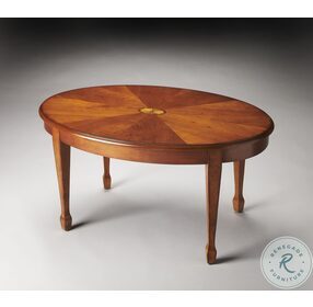 Clayton Cherry Olive Ash Burl Cocktail Table