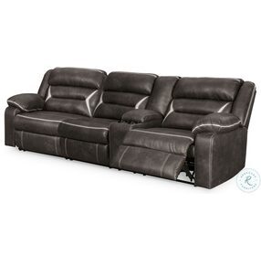 Kincord Midnight 2 Piece Power Reclining Sectional with RAF Sofa