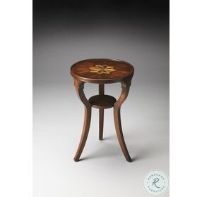 Cherry Round Accent Table
