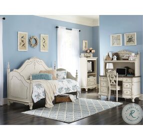 Cinderella Antique White and Gray Daybed