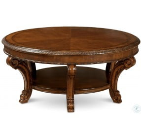 Old World Round Cocktail Table