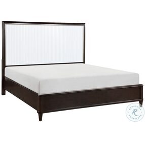 Niles White And Cherry Low Profile Bedroom Set
