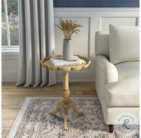Dansby Antique Beige Side Table