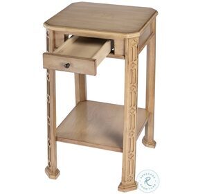 Moyer Antique Beige Side Table