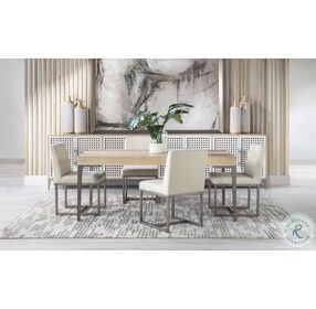 Biscayne Cream Upholstered Side Chair Set Of 2