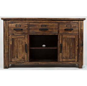 Cannon Valley Distressed Medium Brown 50" TV Stand