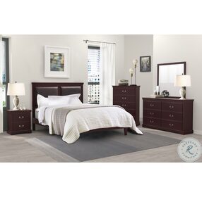 Seabright Cherry Queen Panel Bed