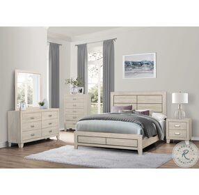 Quinby Light Brown Full Panel Bed In A Box