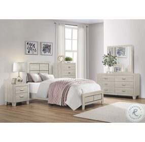 Quinby Light Brown Twin Panel Bed In A Box