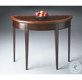 Masterpiece Cherry Nouveau Demilune Console Table