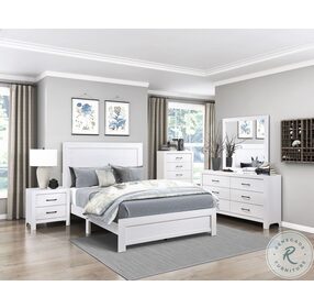 Corbin White King Panel Bed In A Box