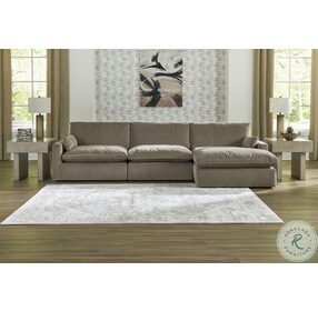Sophie Cocoa 3 Piece RAF Sectional