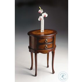 Cherry Oval Side Table