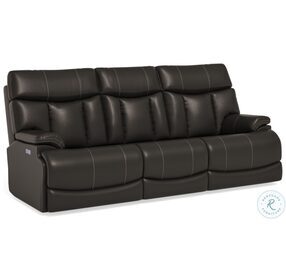 Clive Black Power Reclining Living Room Set With Power Headrest And Lumbar