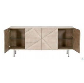 Meridian Atticus Natural Gray TV Stand