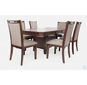 Manchester Warm Wood Adjustable Extendable Rectangle Dining Table