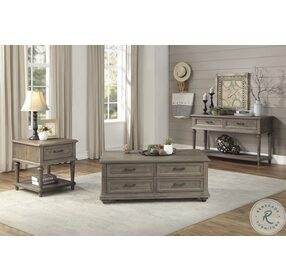 Cardano Driftwood Light Brown 4 Drawer Cocktail Table