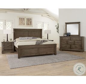 Cool Rustic Mink Queen Mansion Bed