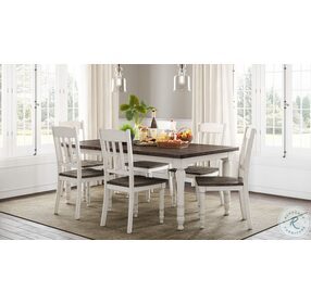 Madison County Vintage White 18" Extendable Dining Table