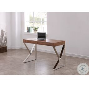 Noho Walnut Rectangular Desk
