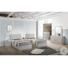 Naples Grey Full Platform Bed